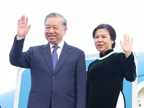 Tổng Bí thư Tô Lâm và Phu nhân kết thúc tốt đẹp chuyến thăm chính thức Anh